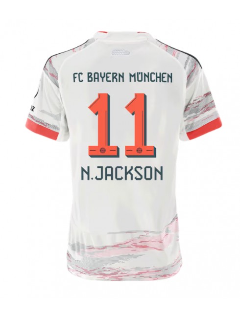 Bayern Munich Nicolas Jackson #11 Zenski Gostujuci Dres 2025-26 Kratak Rukavima Bayern Munich Nicolas Jackson #11 Zenski Gostujuci Dres 2025-26 Kratak Rukavima